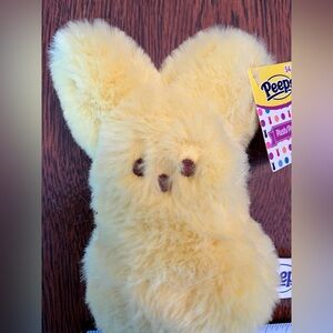 NWT | Peeps Yellow Bunny Plush | 6–7” Easter Stuffed Animal 💛🐰